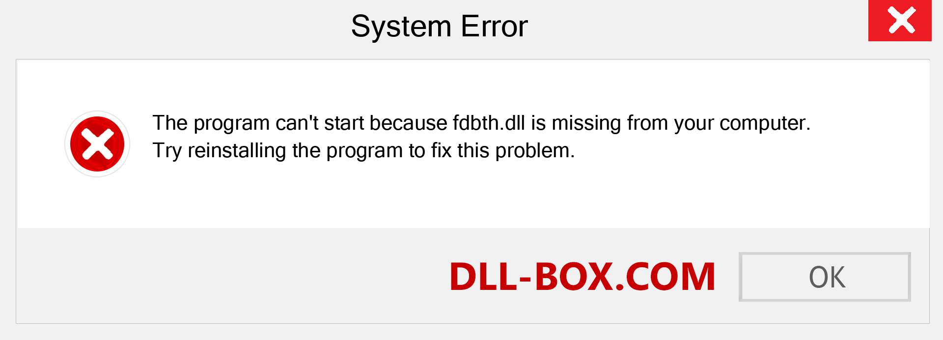  fdbth.dll file is missing?. Download for Windows 7, 8, 10 - Fix  fdbth dll Missing Error on Windows, photos, images